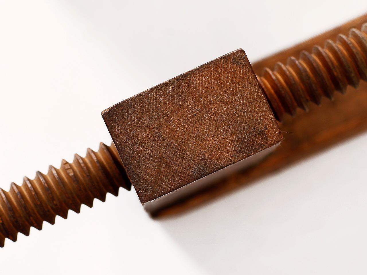 vintage wooden clamp