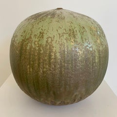 Grande vaso in ceramica firmato Antonio Lampecco, 1980, Belgio