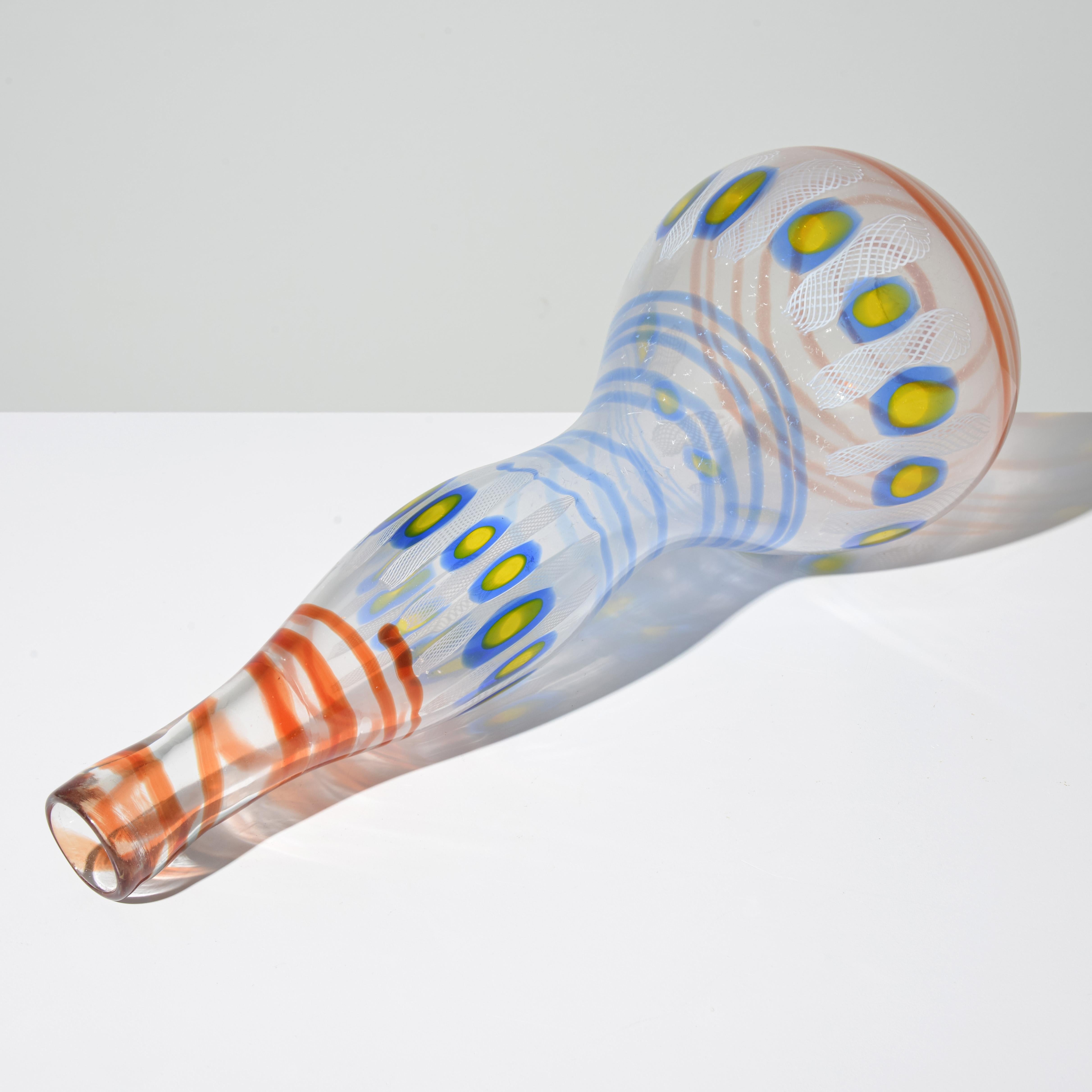 20ième siècle Grande Anzolo Fuga  Vase, Provenance Lobel Modernity en vente