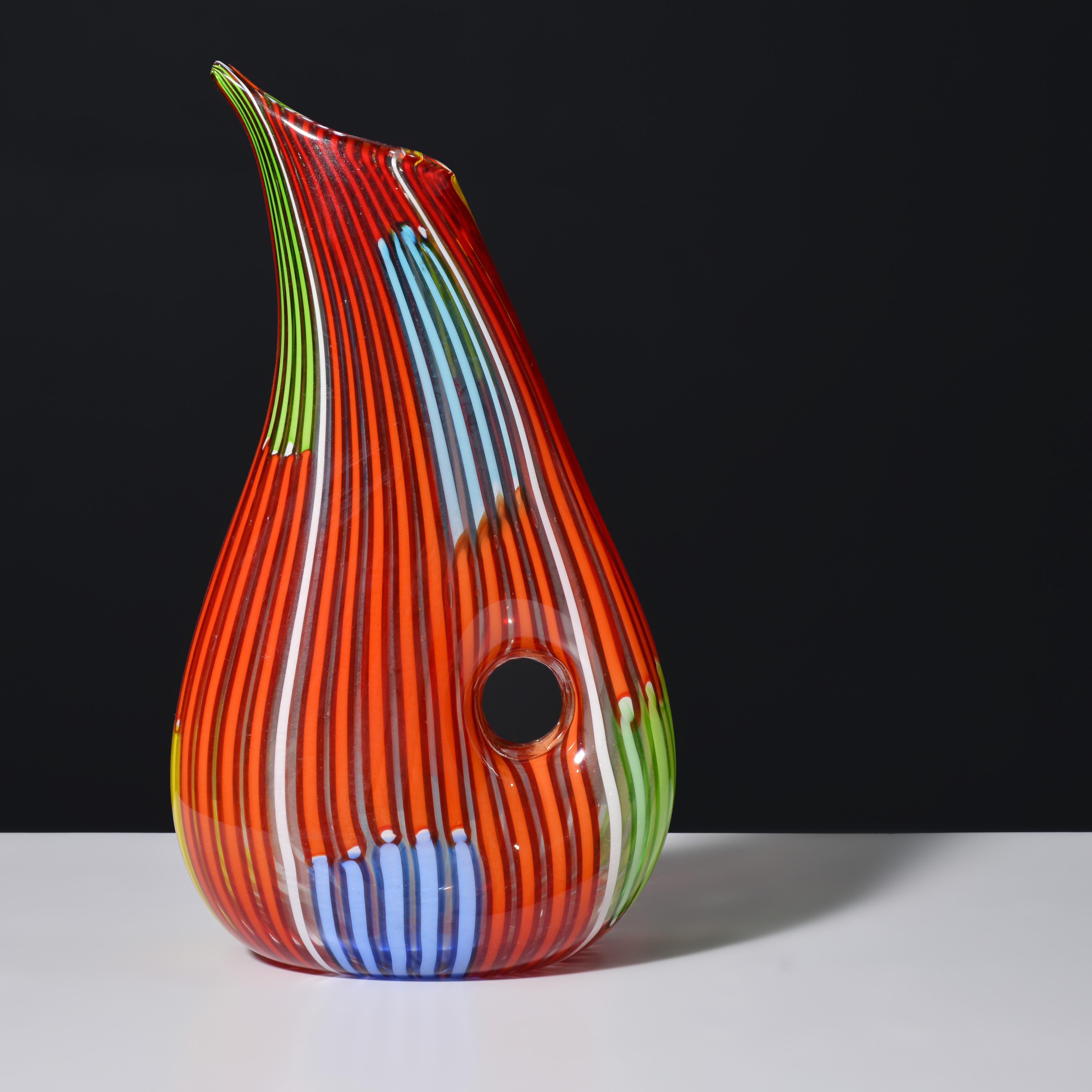 Grande Anzolo Fuga  Vase, Provenance Lobel Modernity Bon état - En vente à Lake Worth Beach, FL