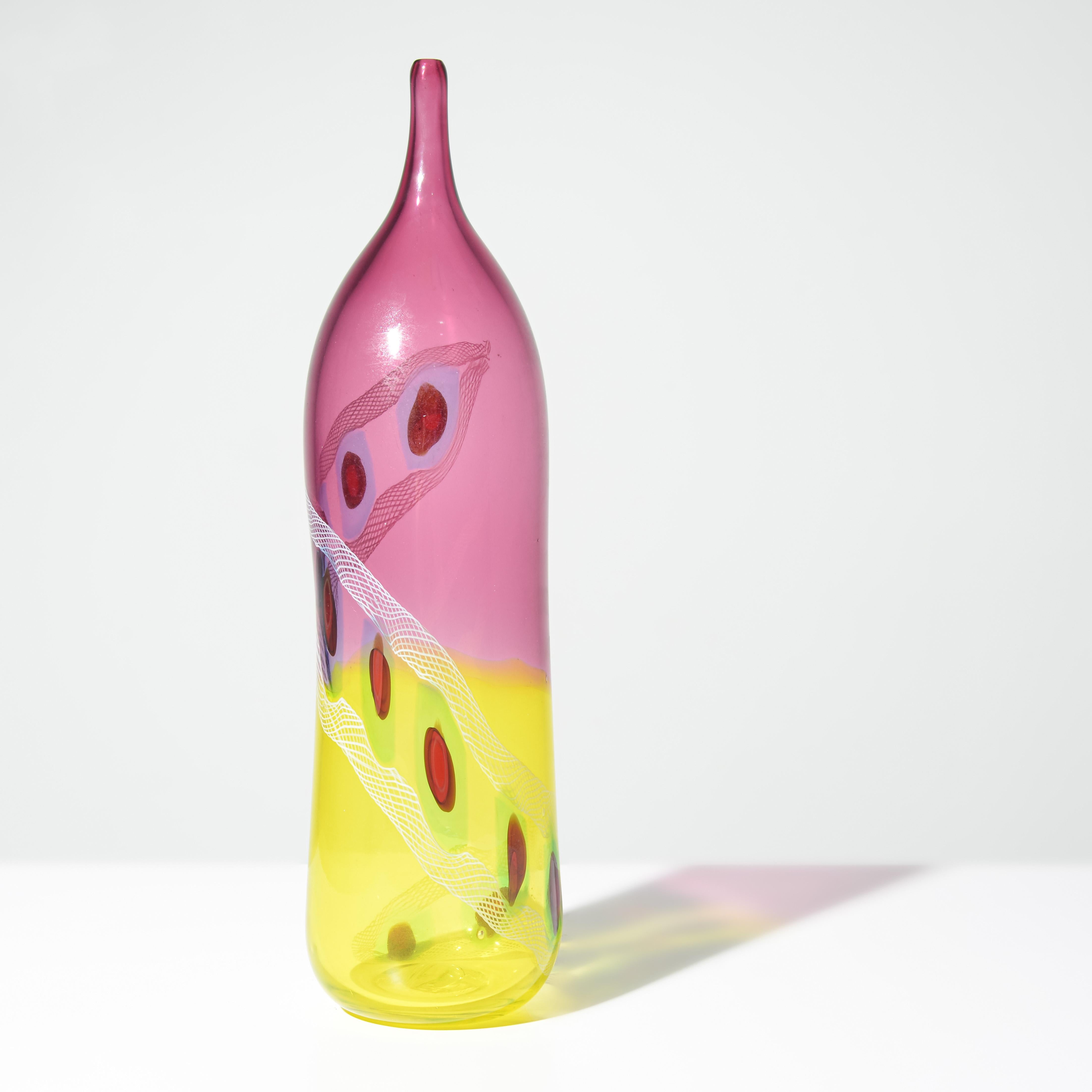 Large Anzolo Fuga Vase, Provenance Lobel Modern In Good Condition For Sale In Lake Worth Beach, FL