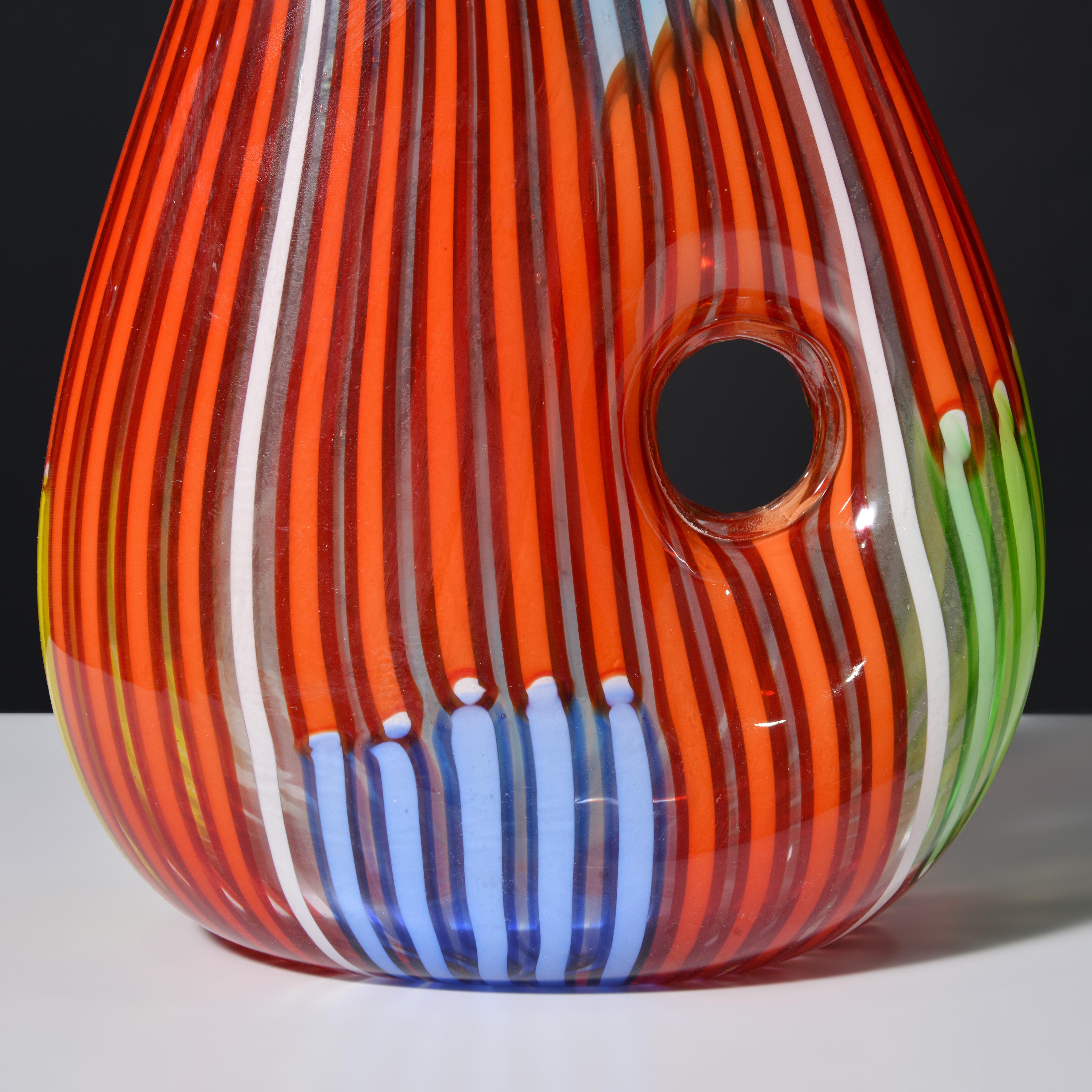 20ième siècle Grande Anzolo Fuga  Vase, Provenance Lobel Modernity en vente