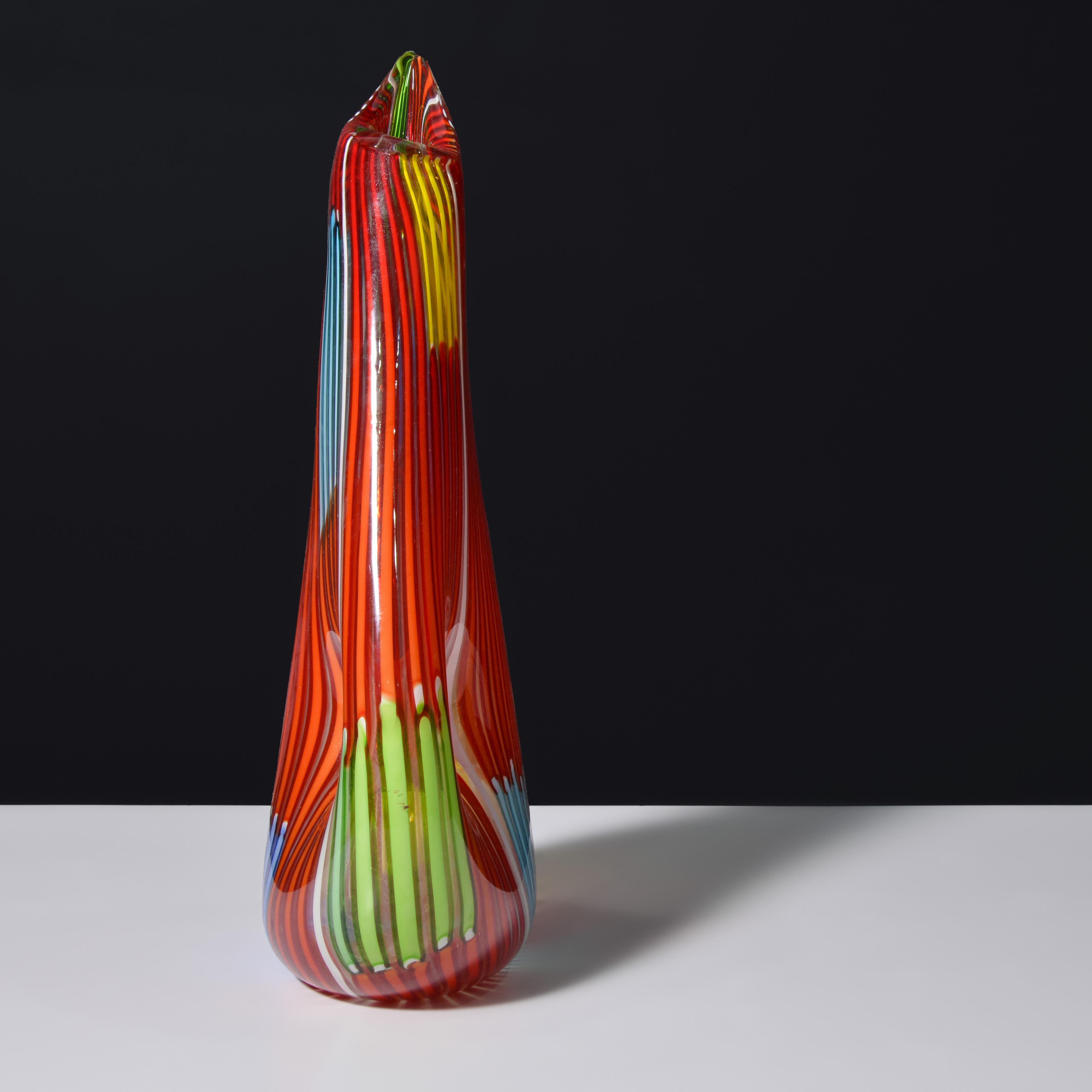 Grande Anzolo Fuga  Vase, Provenance Lobel Modernity en vente 2
