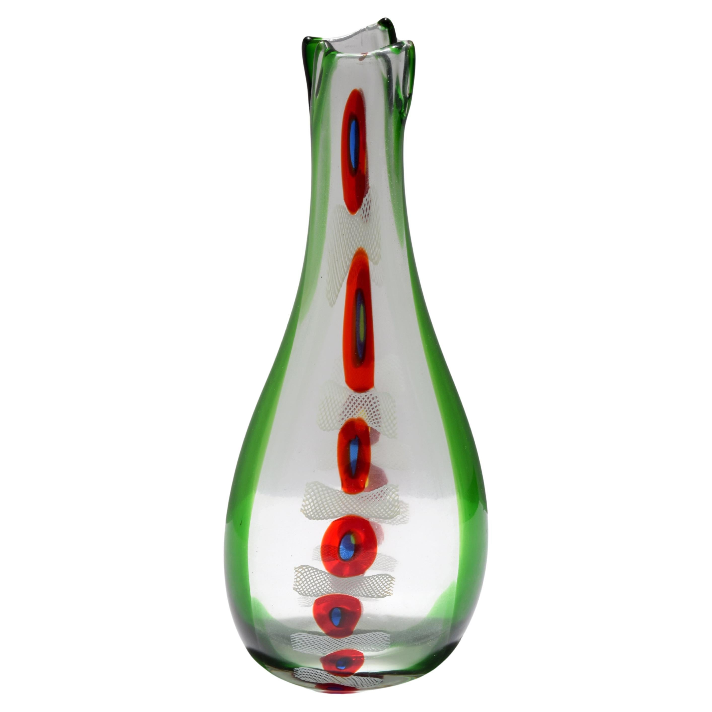 Large Anzolo Fuga Vase, Provenance Lobel Modern