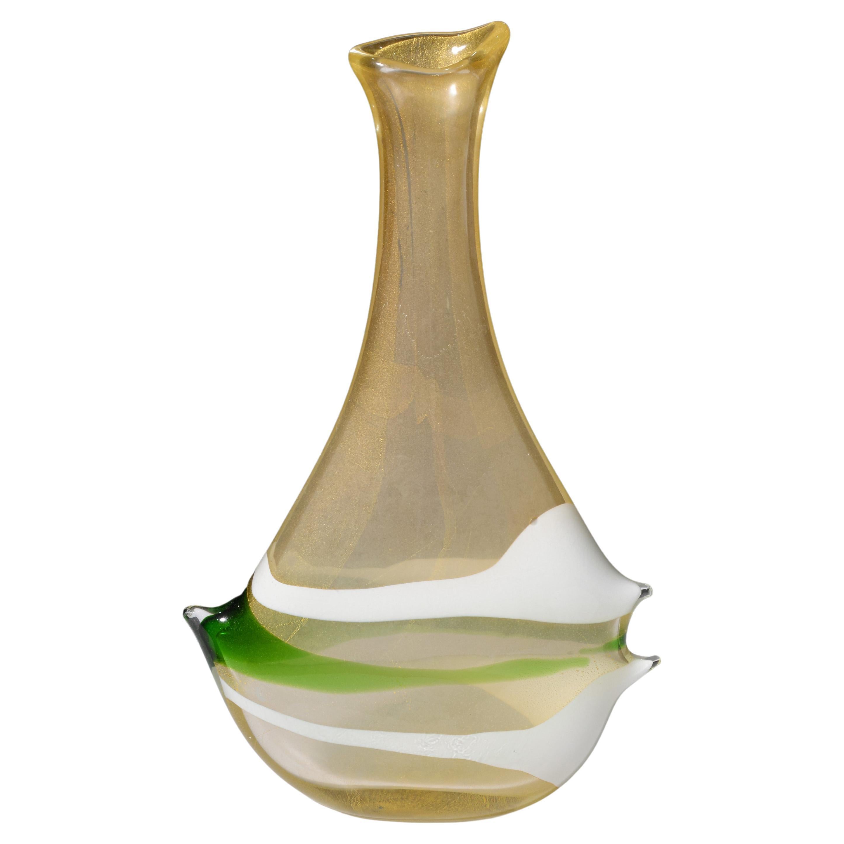 Large Anzolo Fuga  Vase, Provenance Lobel Modern