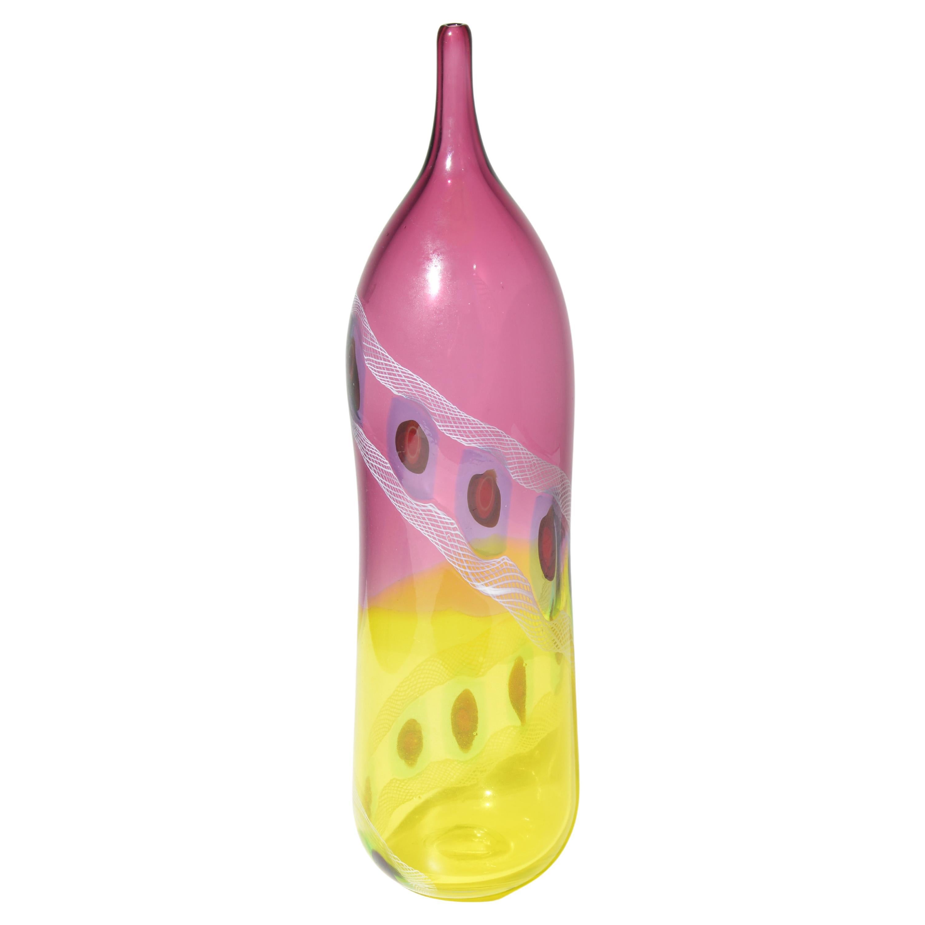 Large Anzolo Fuga Vase, Provenance Lobel Modern For Sale