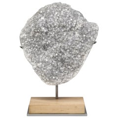 Large Apophyllite Crystal, Natural Mineral Specimen Sculpture from India