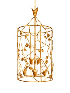 Large Appian Lantern in Antique Gold by Benediko