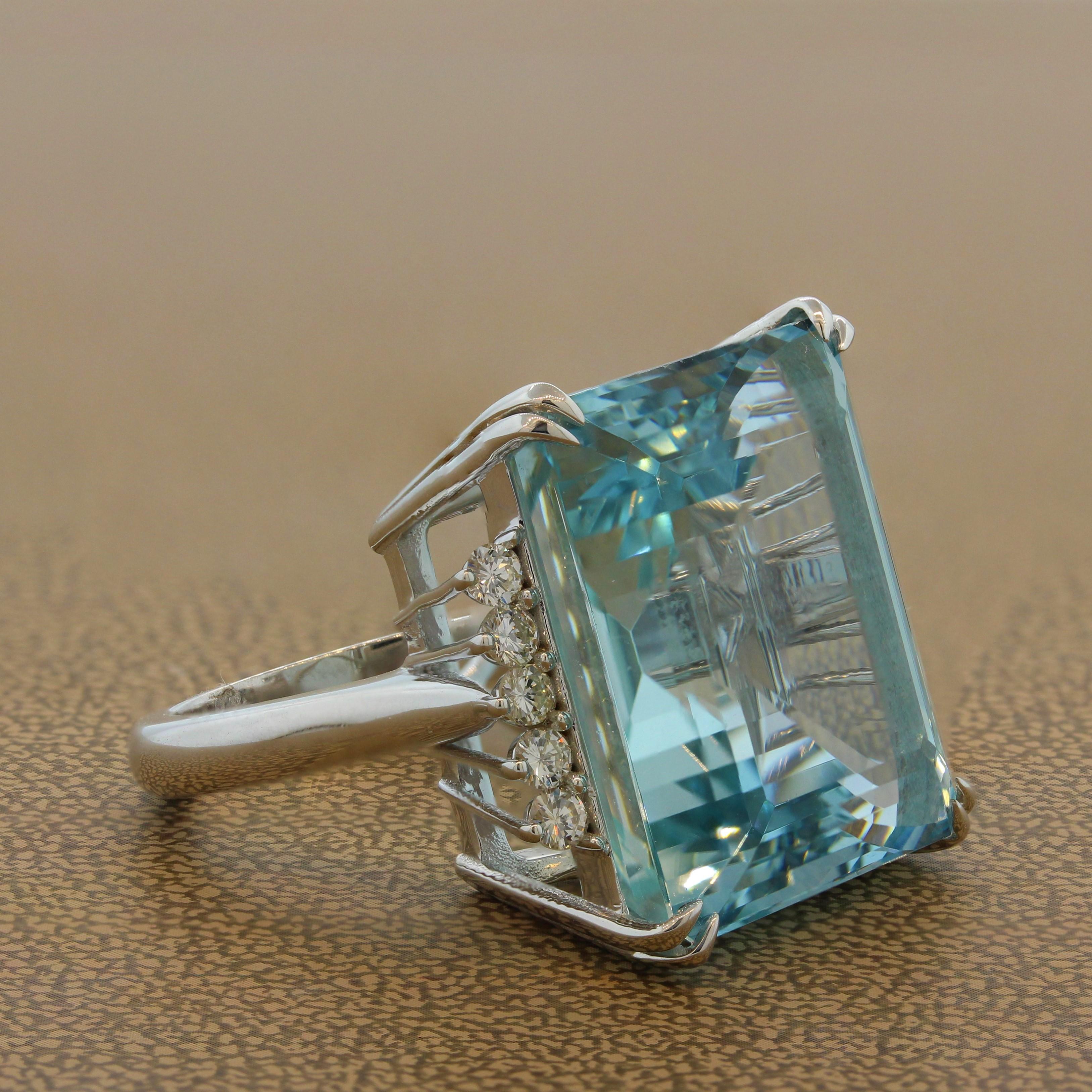 large aquamarine rings