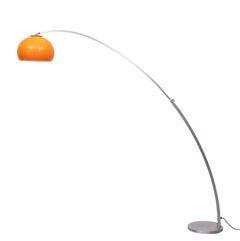 1970s Adjustable Arc Floor Lamp by Gioffredo Reggiani, Italy