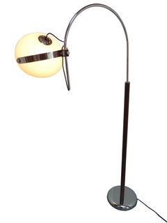 Große Stehlampe Arc Mushroom von Dijkstra, Niederlande, 1970er Jahre