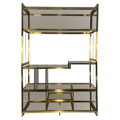Große Arcangeli & Serantoni-Messing-Etagere aus Messing
