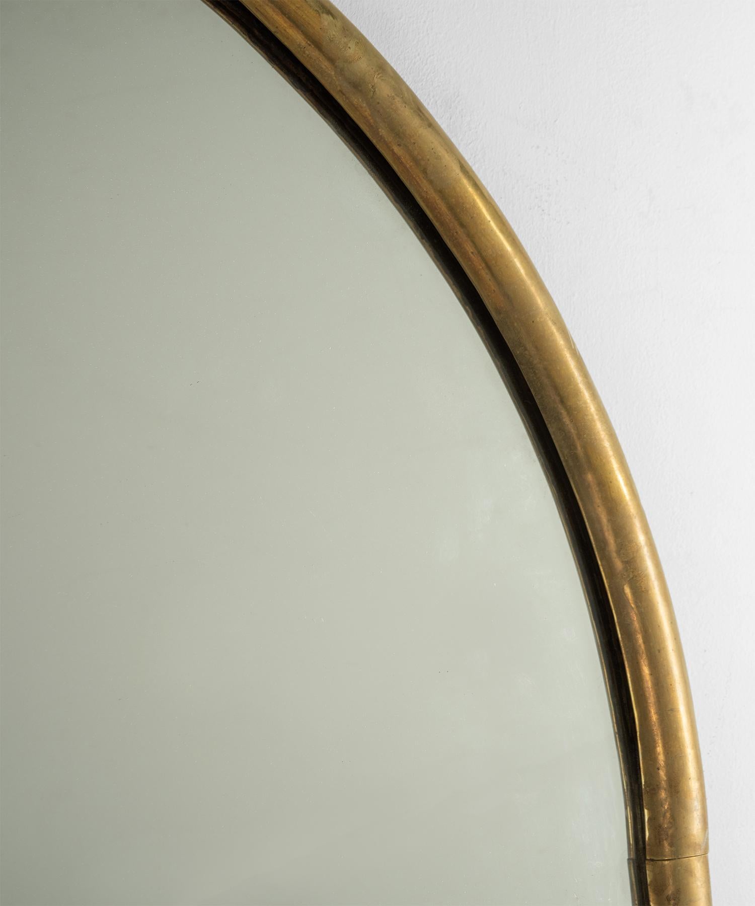 large arched mirror