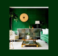 Disc Shaped Sconce, Bronze, 1960s