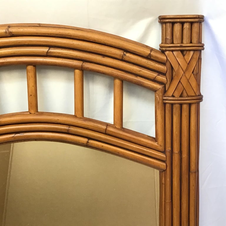 Large Architectural Bamboo Mirror For Sale at 1stDibs large bamboo mirror