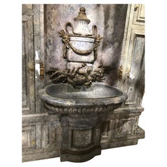 Used Large Architectural Cabinet with Fountain