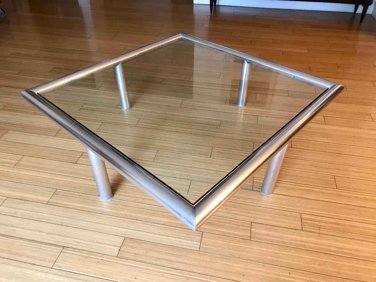 Modern Large Architectural Coffee Table John Mascheroni