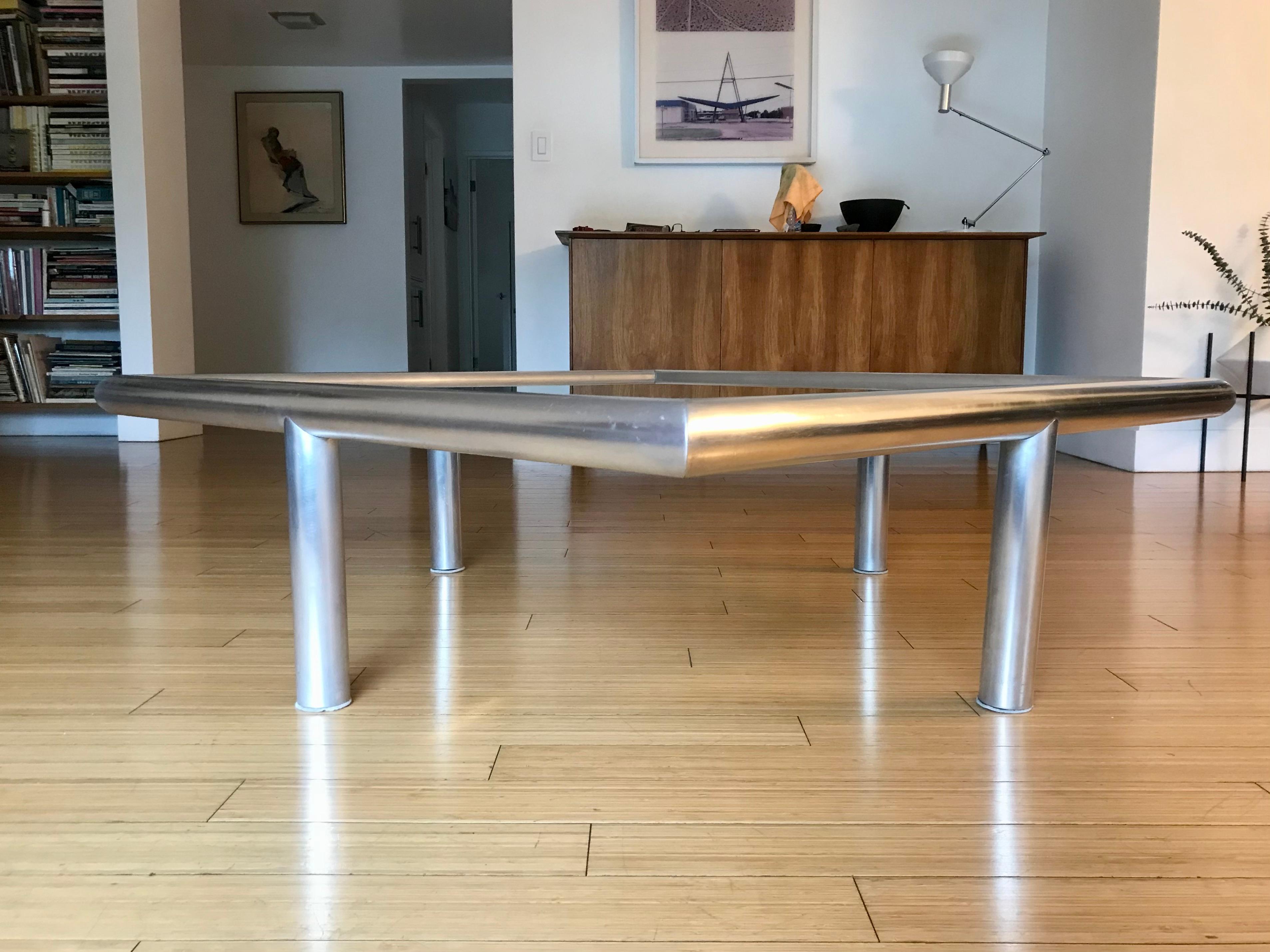 American Large Architectural Coffee Table John Mascheroni