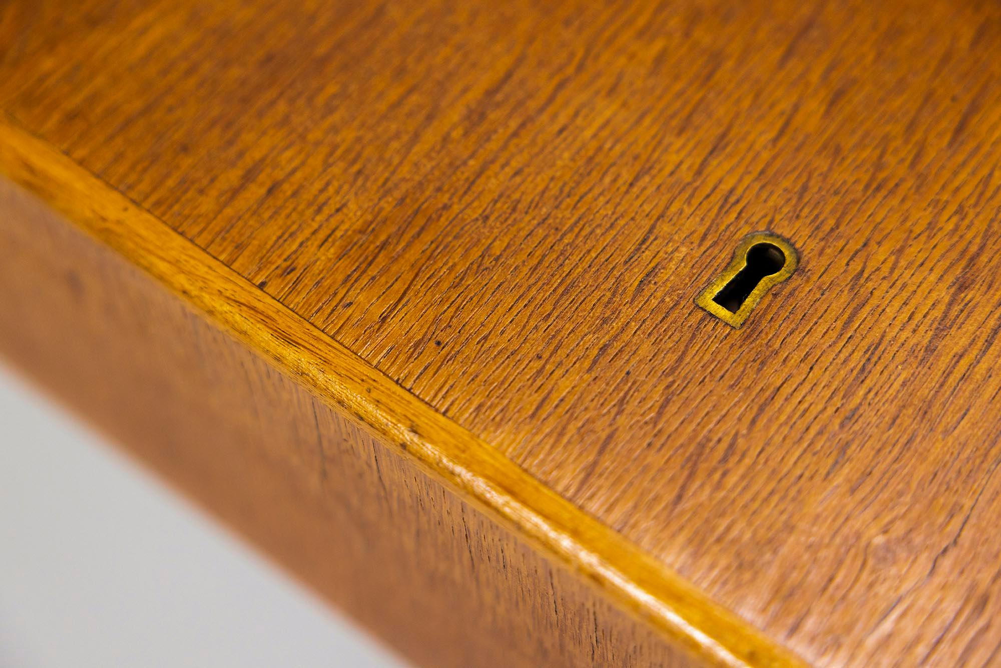 Large Architectural Desk in Teak by Clausen & Maerus, Norway 1960s 7