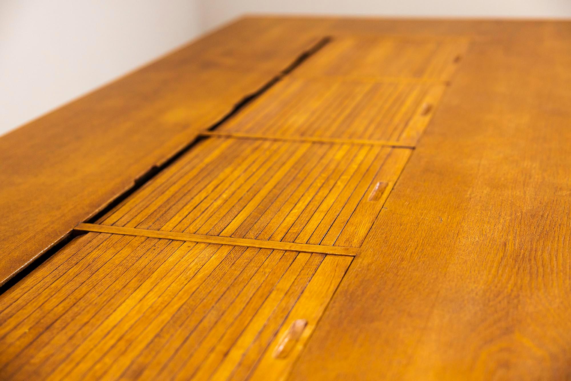 Large Architectural Desk in Teak by Clausen & Maerus, Norway 1960s 8