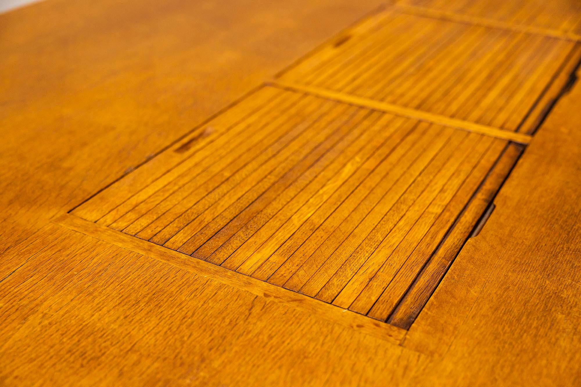 Large Architectural Desk in Teak by Clausen & Maerus, Norway 1960s 9