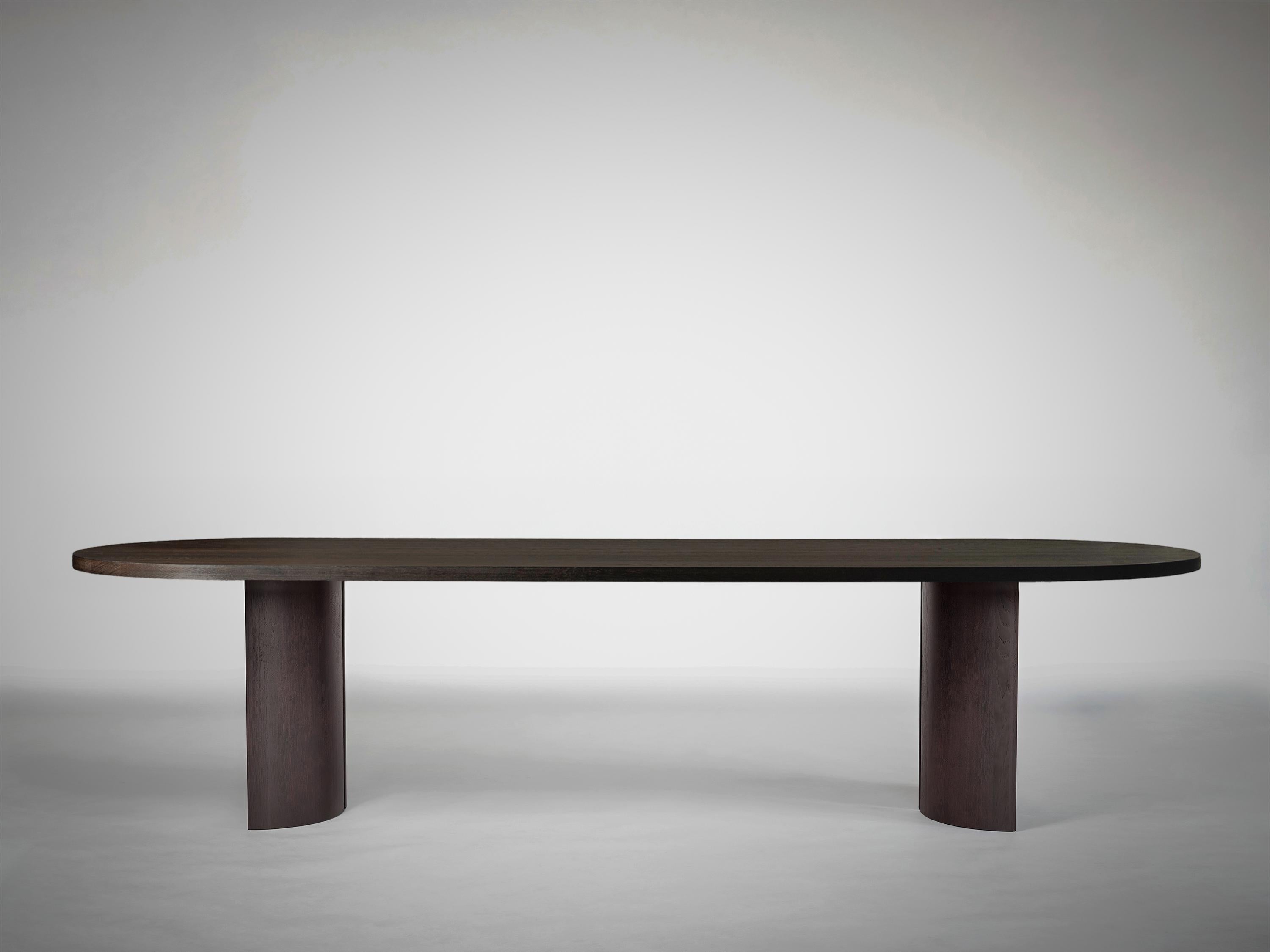 Hand-Crafted Large Architectural  Dining Table - Aperta by Mokko For Sale
