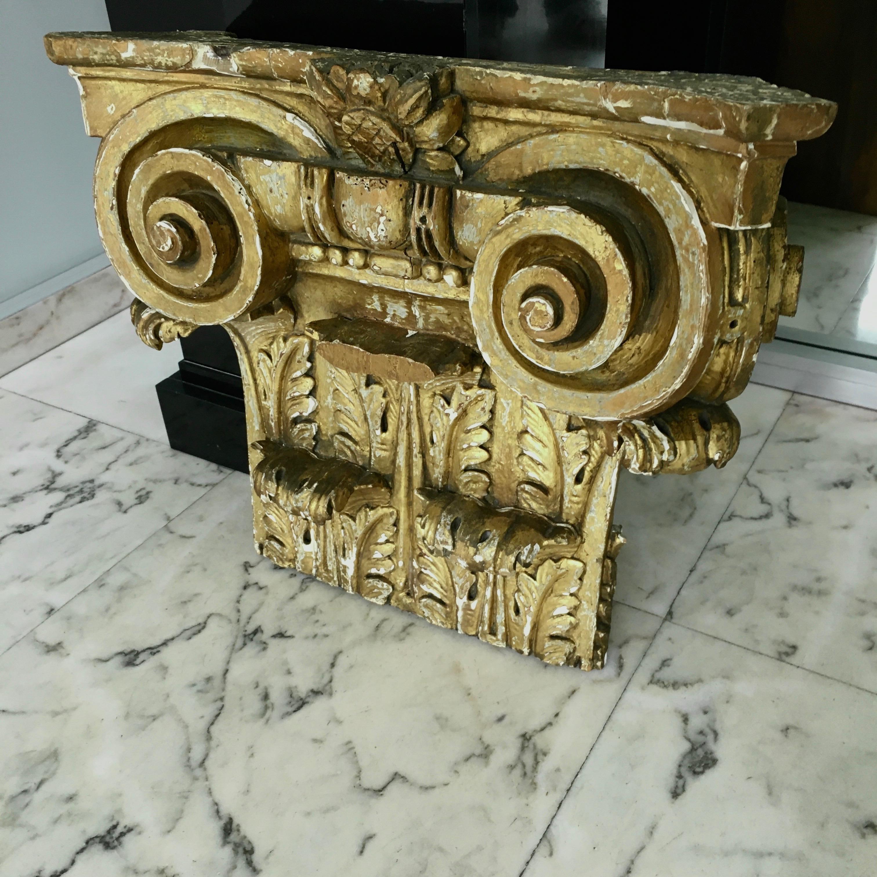 Highly decorative architectural element.
Strong patina.
France, around 1890.