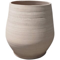Large Architectural Pottery Vessel Pot Signed Tudzarov, 1986