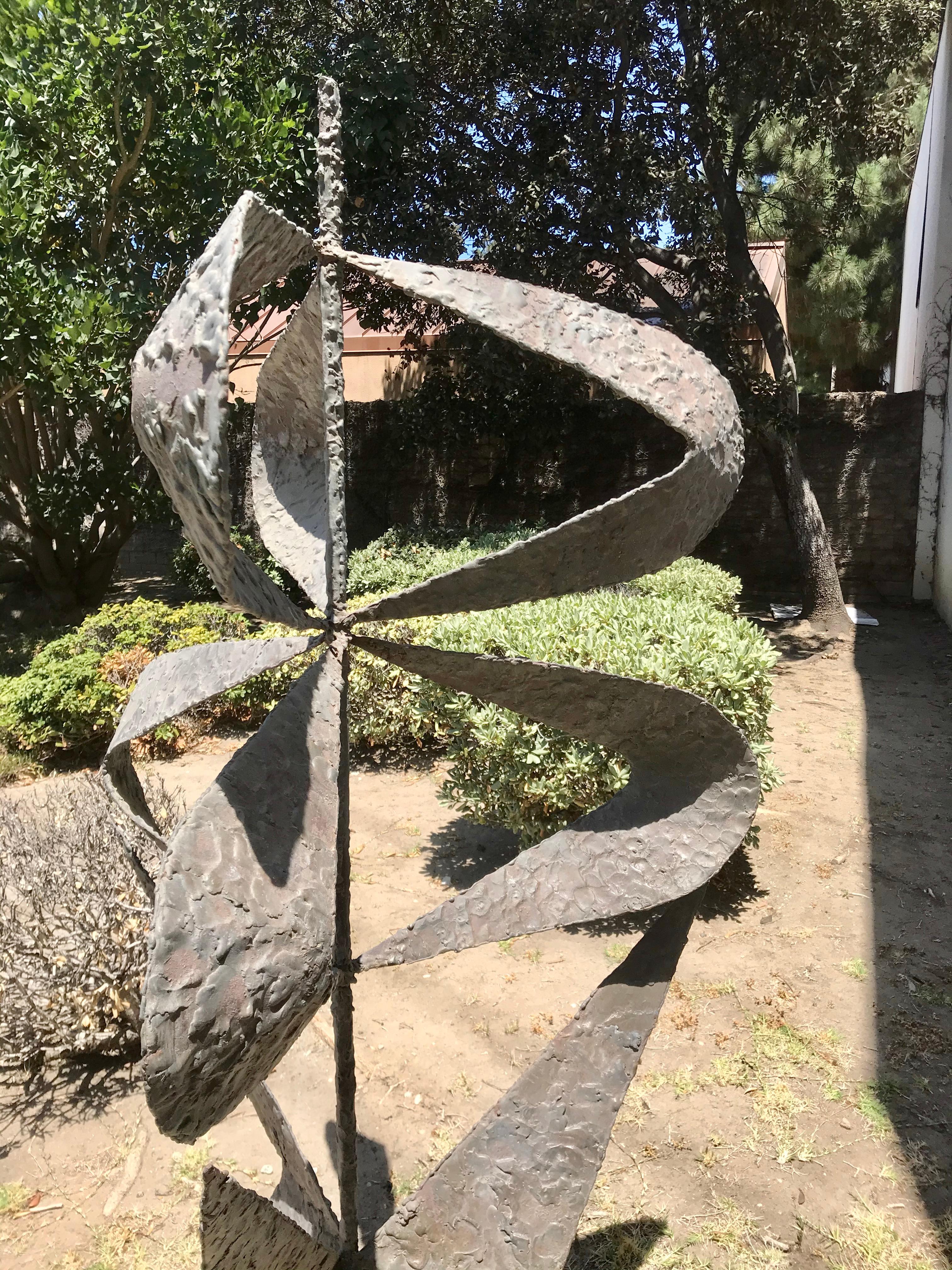 American Large Modern Art Steel Sculpture after Tony Rosenthal, 1950's