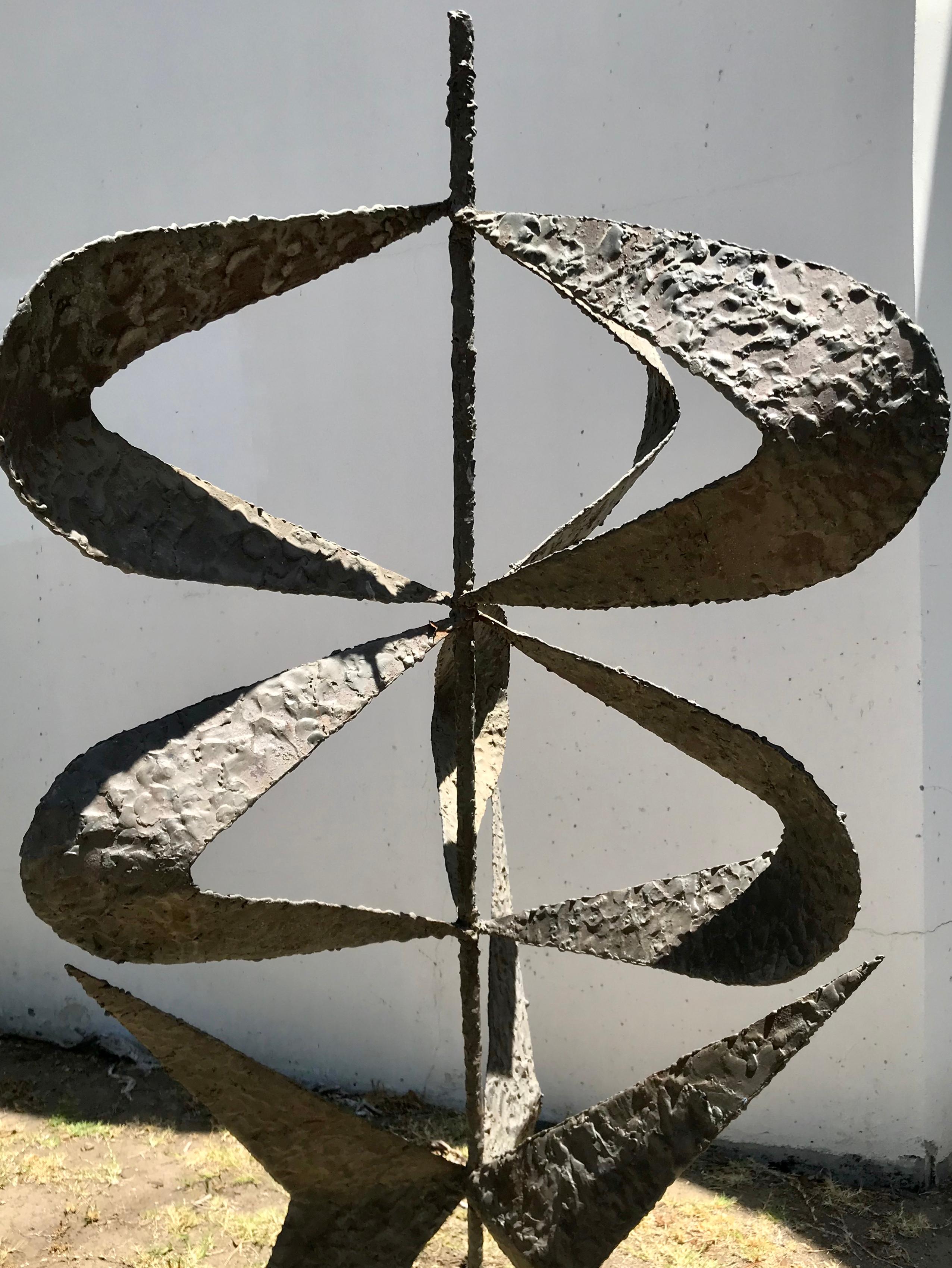 Large Modern Art Steel Sculpture after Tony Rosenthal, 1950's at
