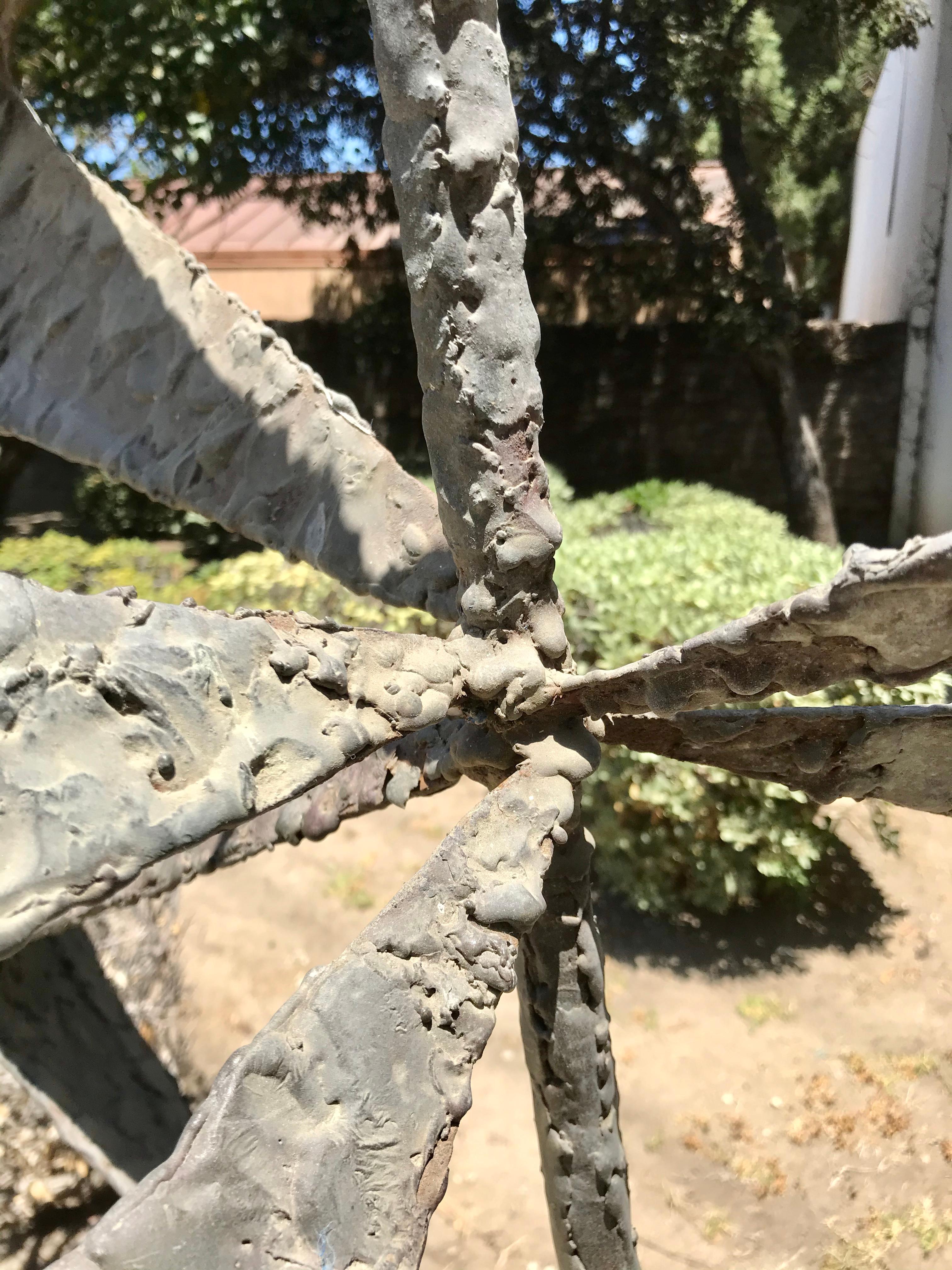 Large Modern Art Steel Sculpture after Tony Rosenthal, 1950's at