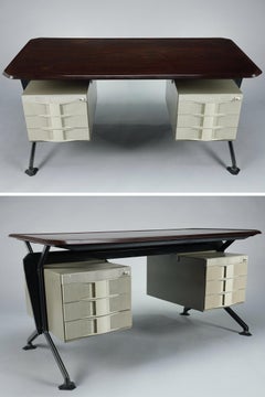 Scrivania grande "Arco" per Olivetti di BBPR