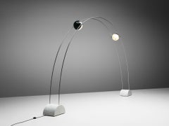 Large A.R.D.I.T.I. for Sormani Floor Lamp 'Ponte' in Marble and Metal