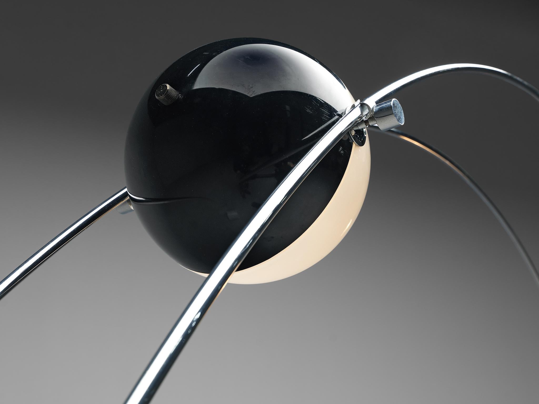 Steel Large A.R.D.I.T.I. for Sormani Floor Lamp 'Ponte' in Marble and Metal For Sale
