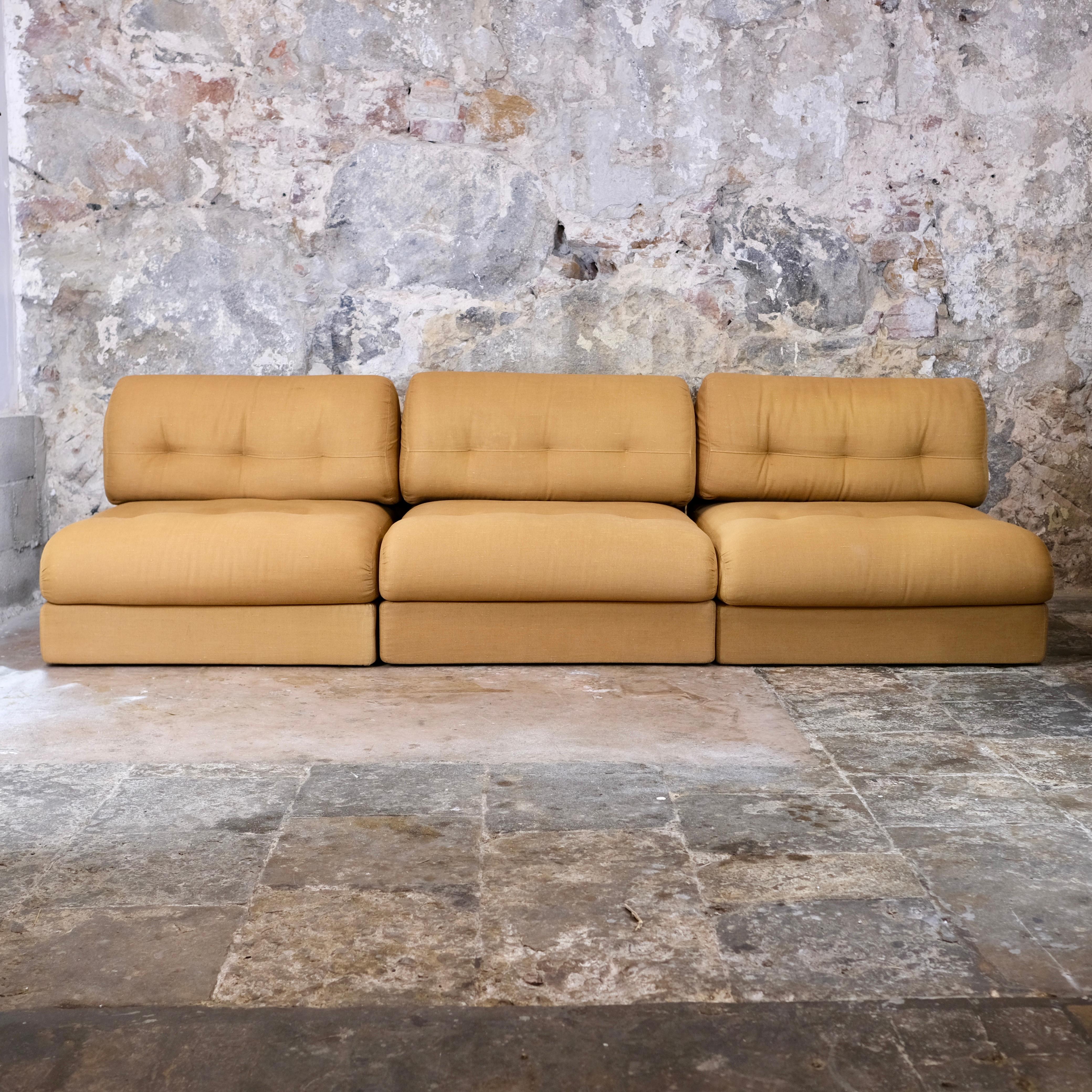 Large armchair designed by Georges Frydman for EFA, made in France, 1970s For Sale 7
