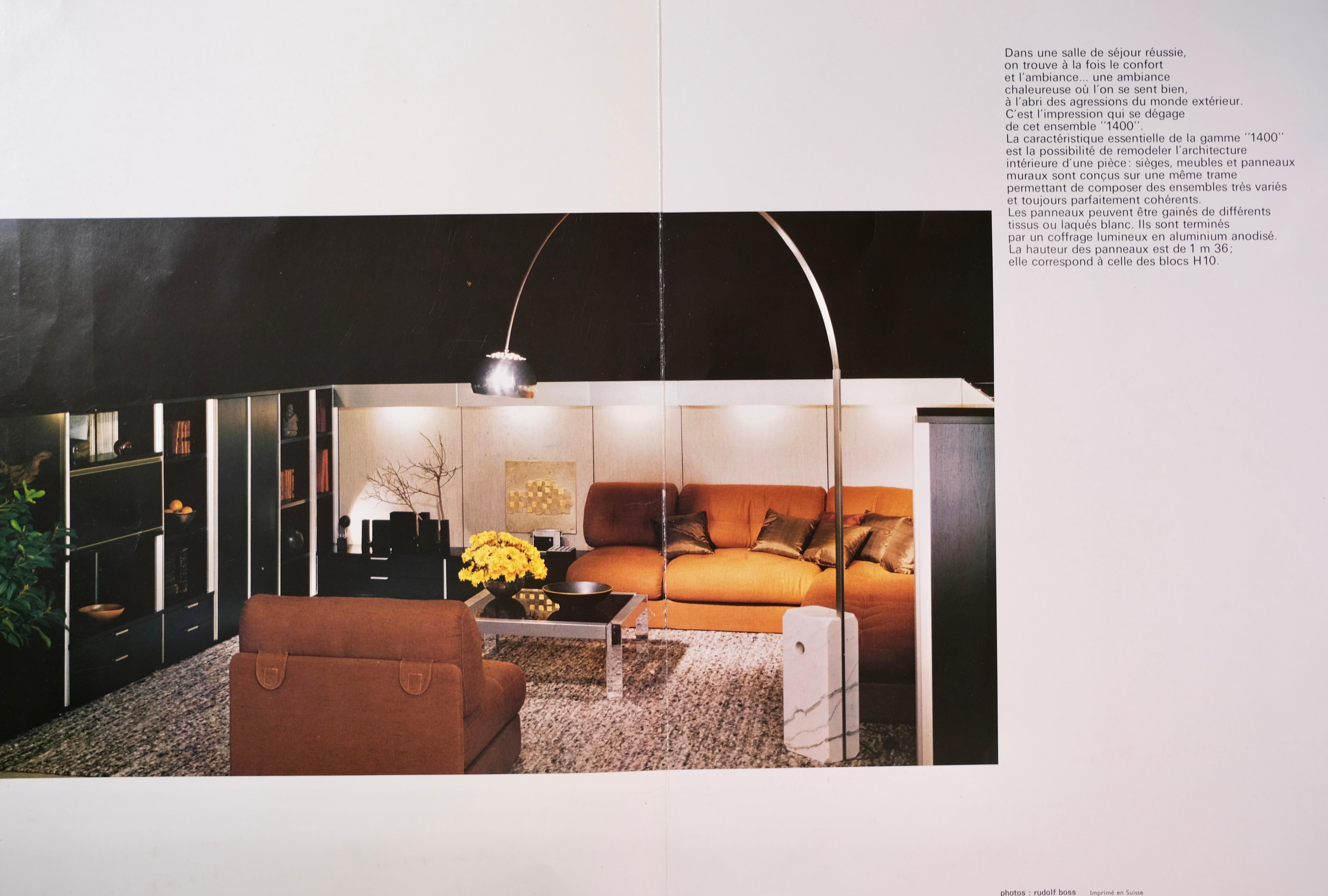 Large armchair designed by Georges Frydman for EFA, made in France, 1970s For Sale 12