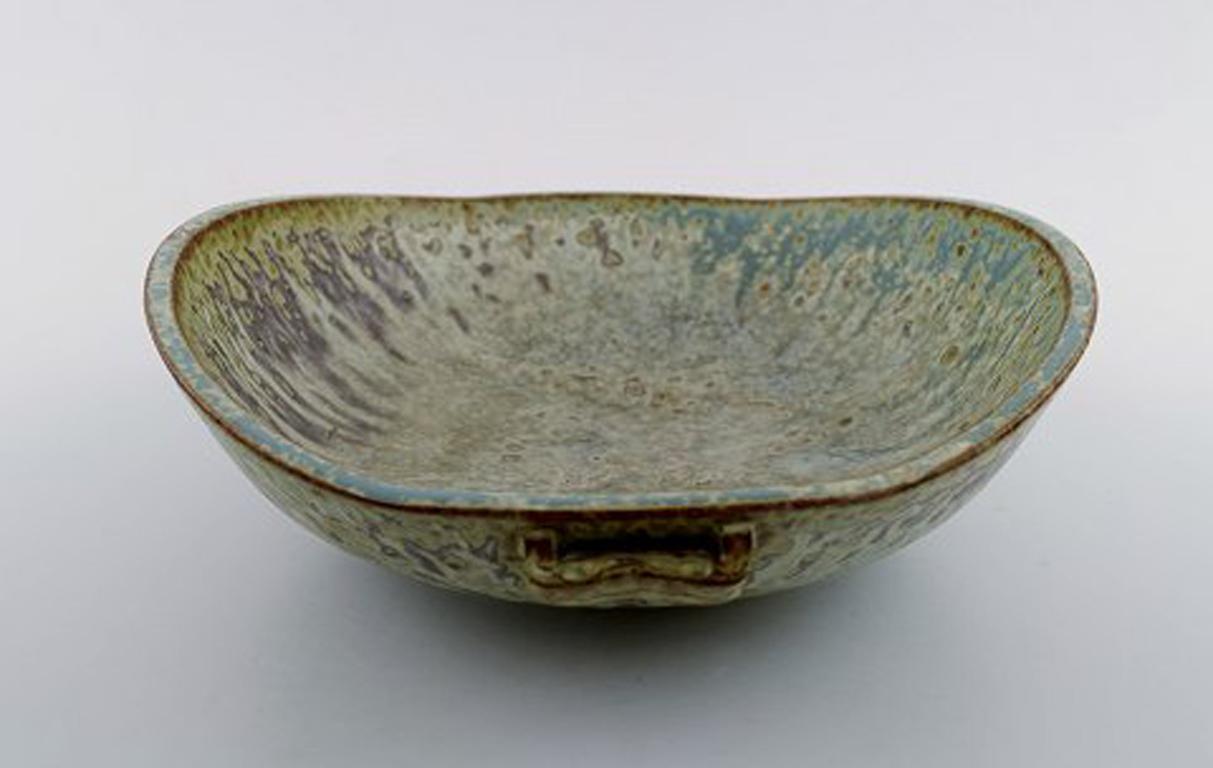 Scandinavian Modern Large Arne Bang Ceramic Bowl, Danish Design, Mid-20th Century