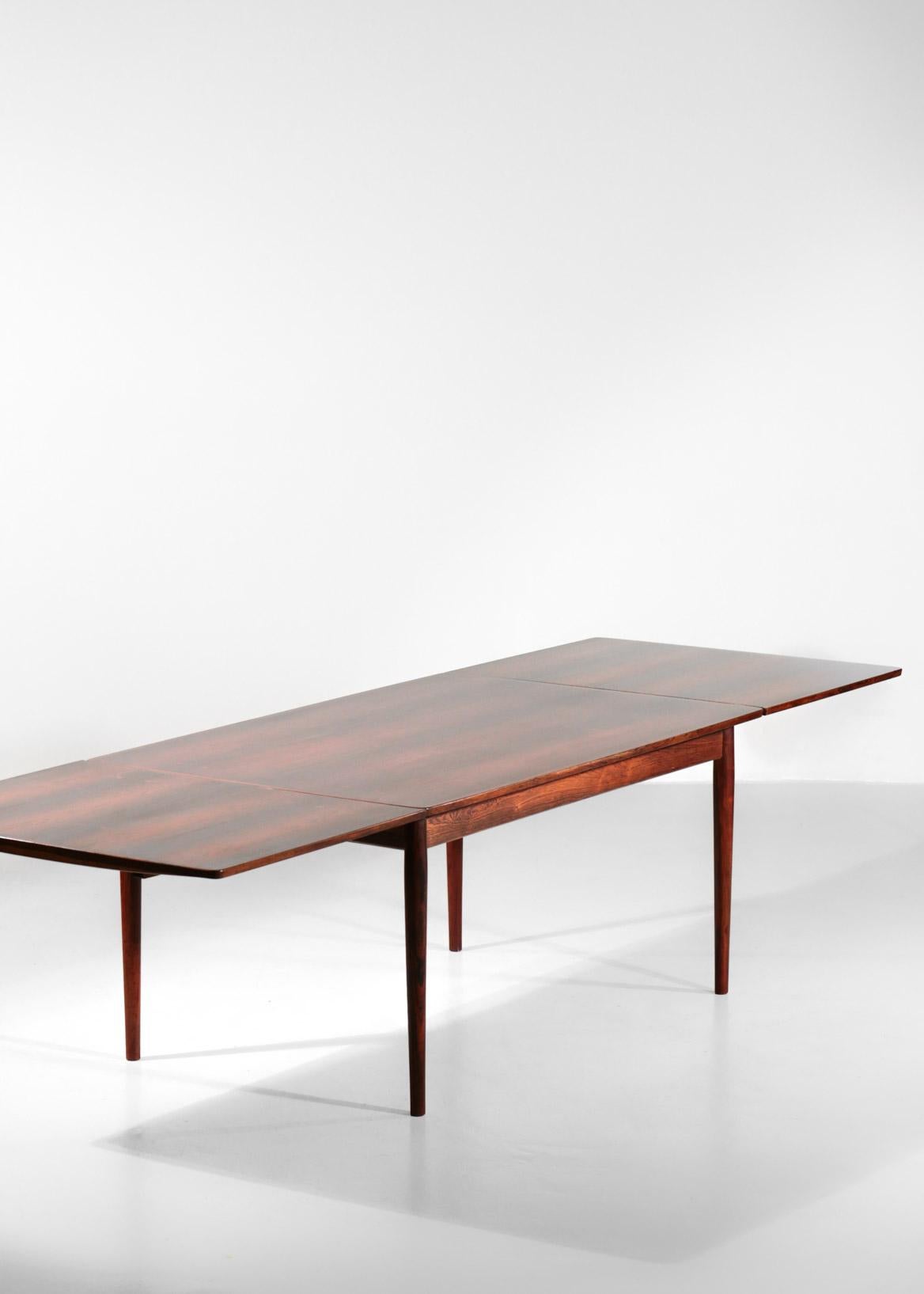 Danois Grande table à manger Arne Vodder Design danois scandinave Danish Sibast D281 en vente