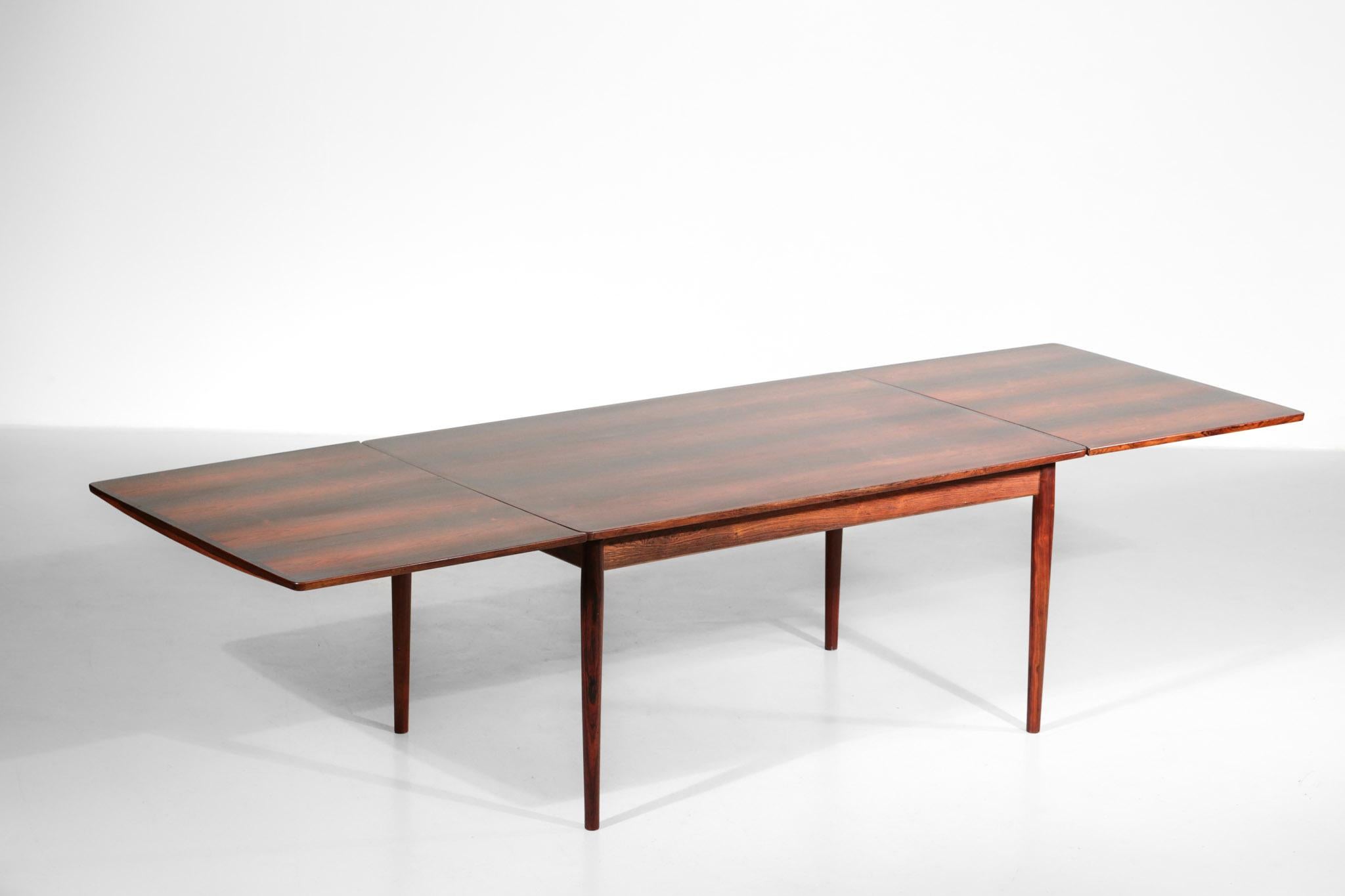 Milieu du XXe siècle Grande table à manger Arne Vodder Design danois scandinave Danish Sibast D281 en vente