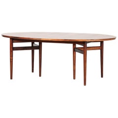 Large Arne Vodder Dining Table Model 212 in Rosewood, Denmark