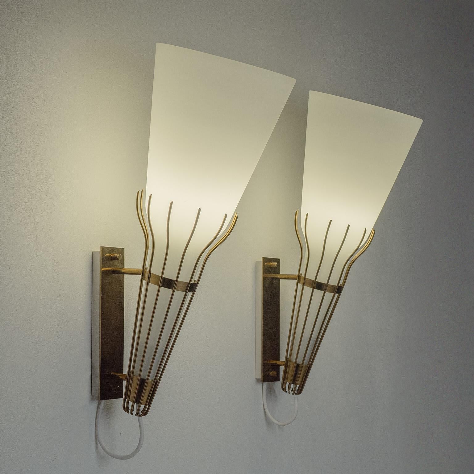 Grandes apliques Arredoluce, circa 1957 Italiano en venta