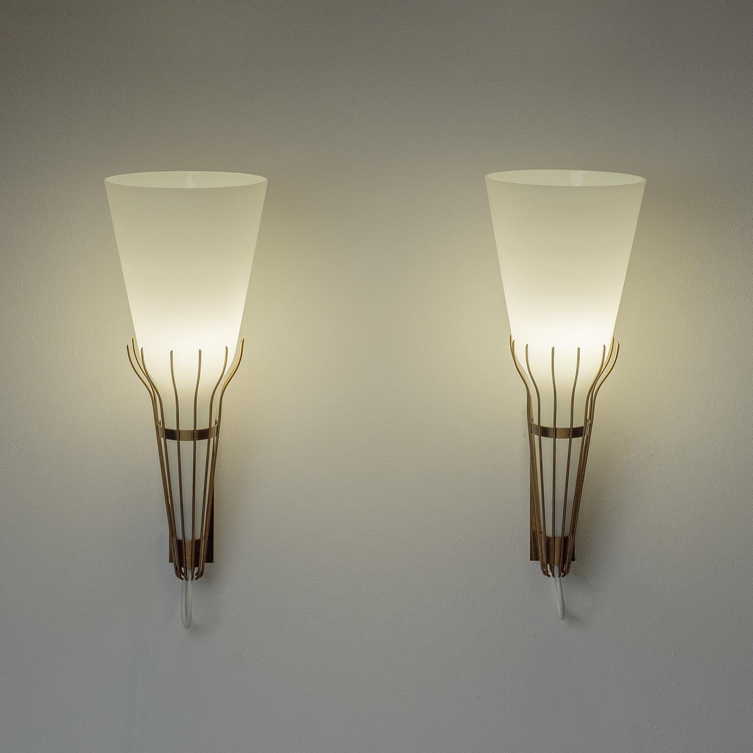 Grandes apliques Arredoluce, circa 1957 en Bueno estado para la venta en Vienna, AT