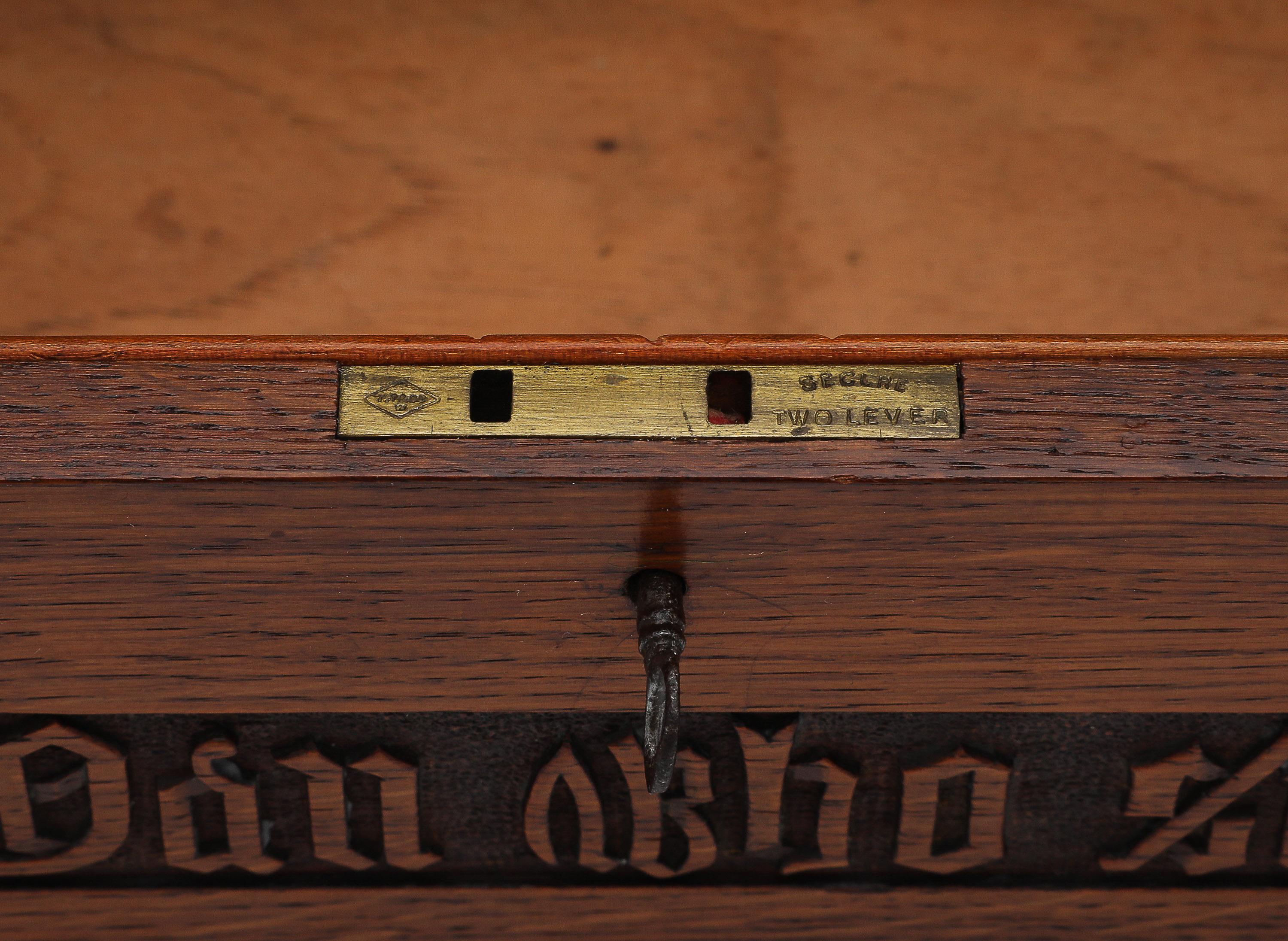 Large Art & Crafts Sterling Silver-Mounted Cigar/Cigarette Box With Hinged Lid For Sale 10