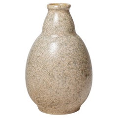 large art deco 20th century design ceramic vase by Georges Jaegle 1940 Besnard