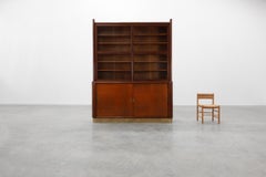 Large Art Deco Apothecary Cabinet Attr. to De Coene, Belgium ca. 1920