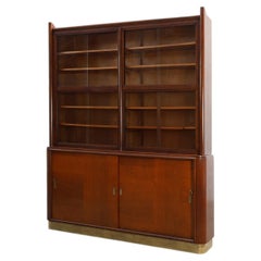 Large Art Deco Apothecary Cabinet Attr. to De Coene, Belgium ca. 1920