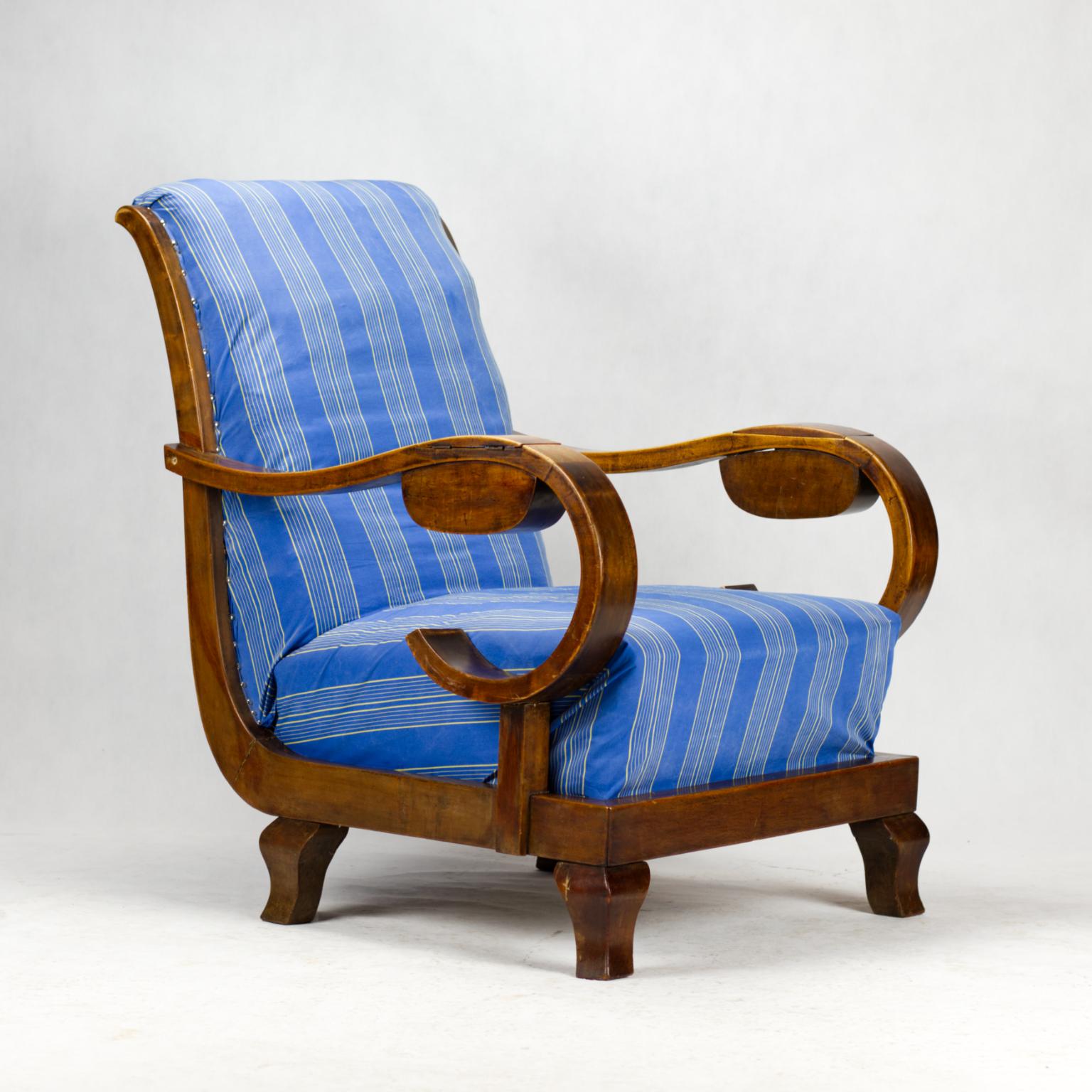 Large Art Deco Armchair, circa 1920 2