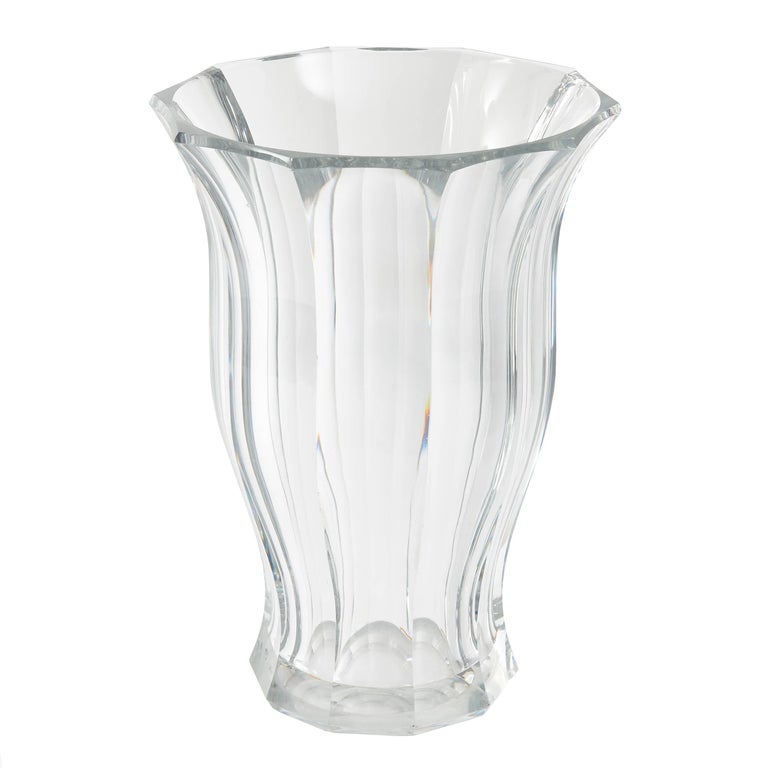 Rogaska Large Crystal Vase at 1stdibs