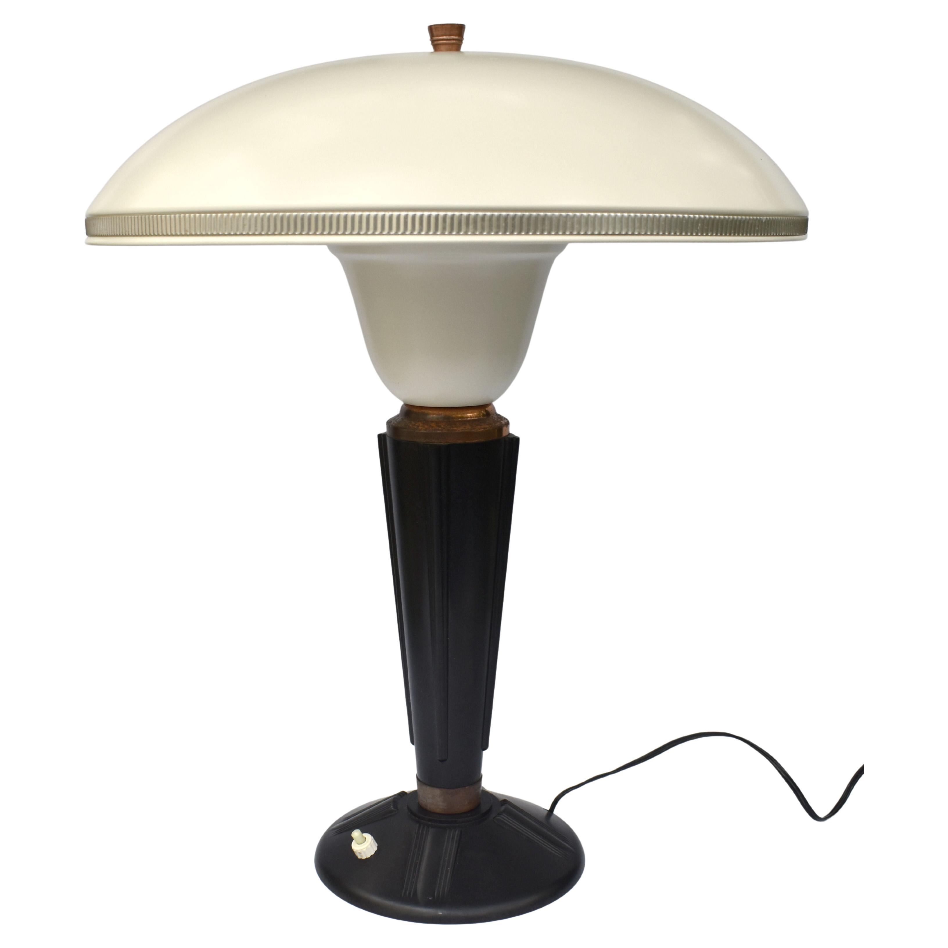 Large Art Deco Bakelite Table Lamp by Eileen Gray for Jumo, France