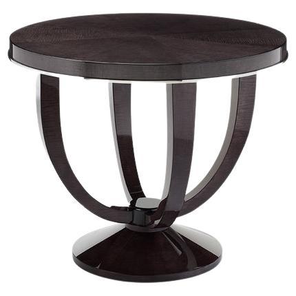 Large Art Deco Black Sycamore 'Hester' Occasional Table  For Sale